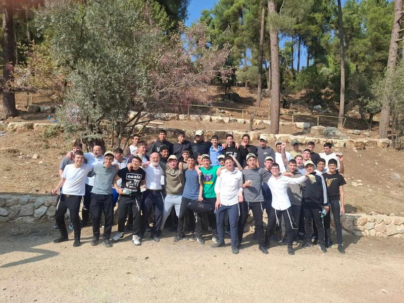 תלמידי הישיבה בטיול חורף כסלו תשפ״ו